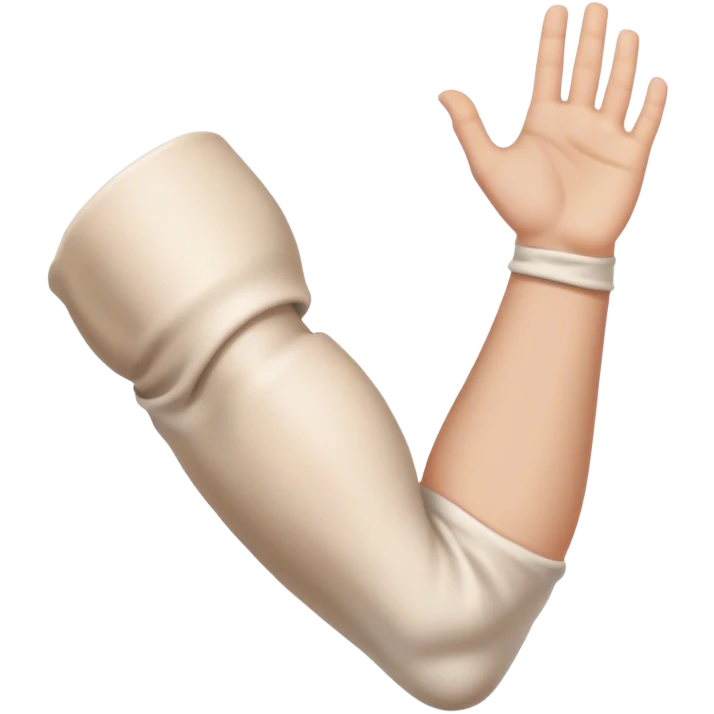 Arm in cast emoji