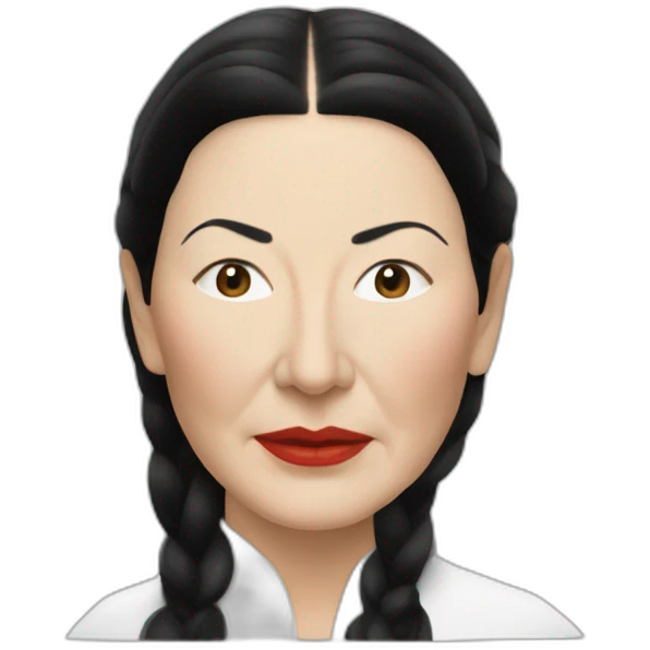 Artist Marina Abramovic emoji