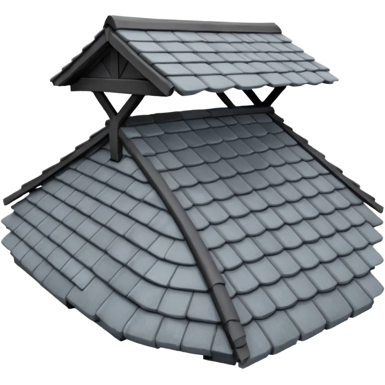 A roof on the planet emoji