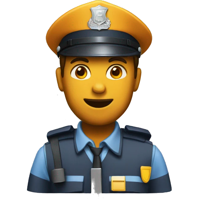 traffic warden emoji