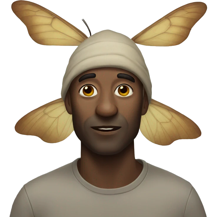 Moth man  emoji