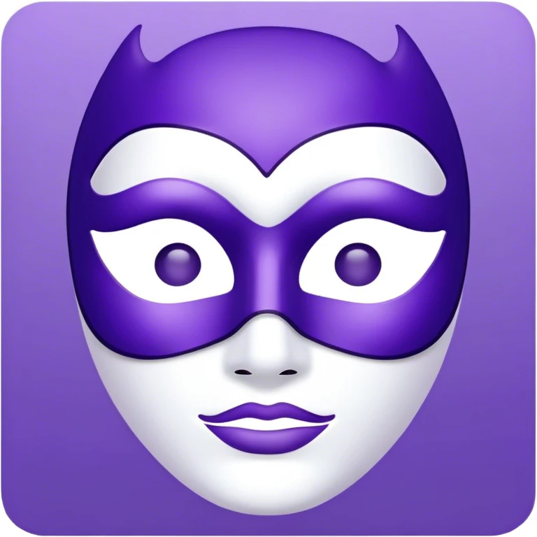 violet 🎭 emoji