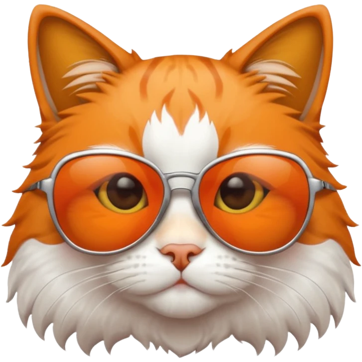 Cat wearing sunglasses emoji