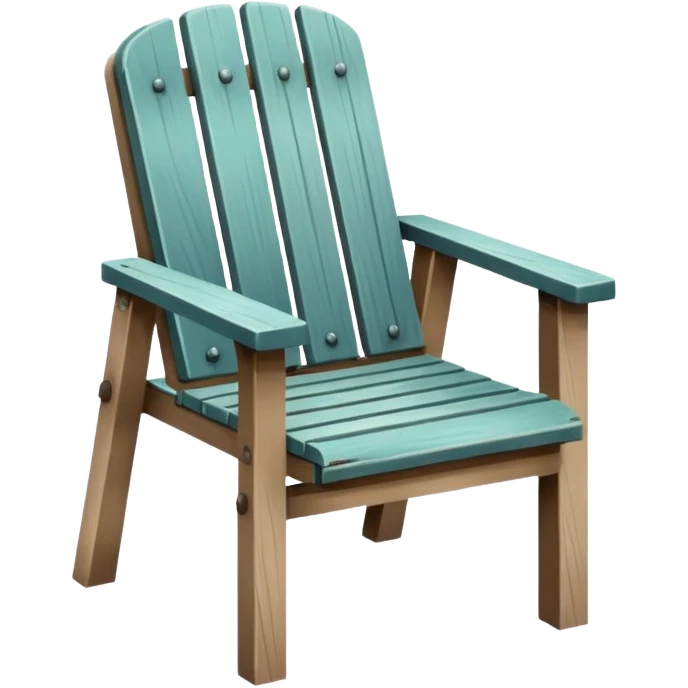park chair in city park emoji