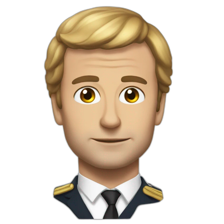 Macron sur Brigitte emoji