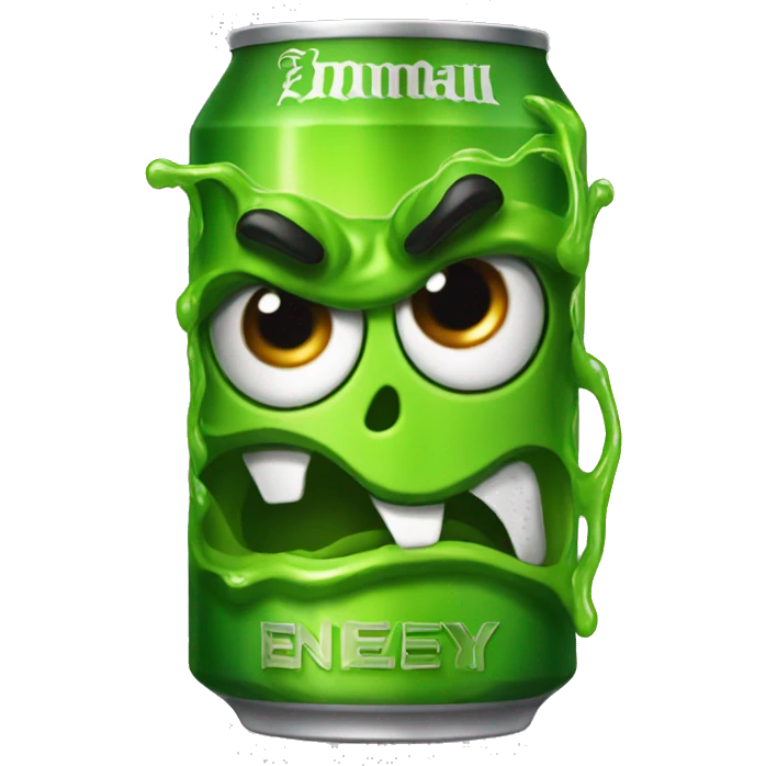 Monster energy drink emoji