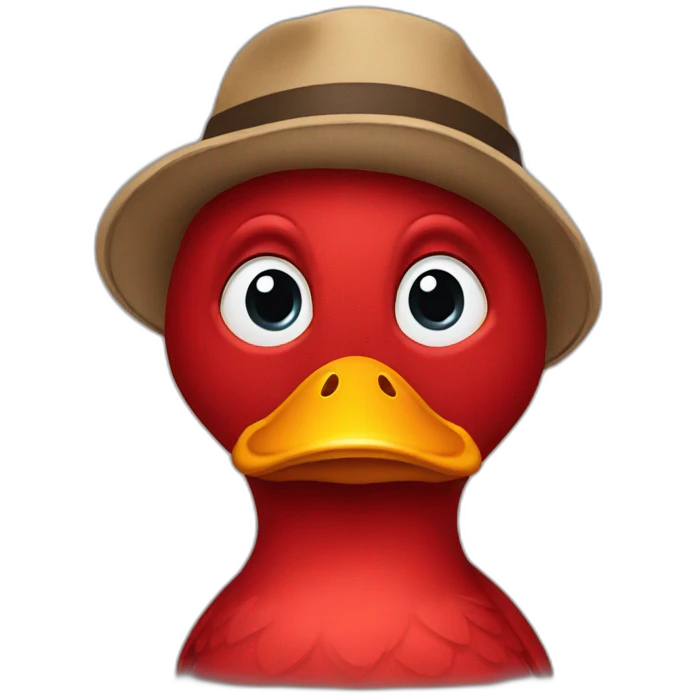 red-duck emoji