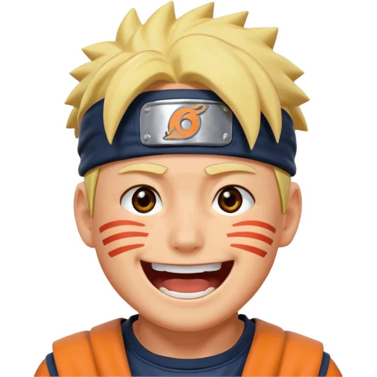 Naruto laugh reactions emoji