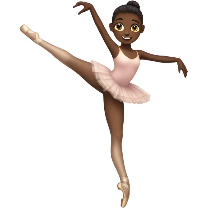 Ballet dancer in thigh highs emoji