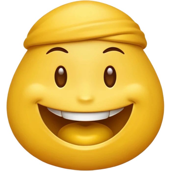 Emoji mordiéndose el dedo sonriendo de forma coqueta emoji