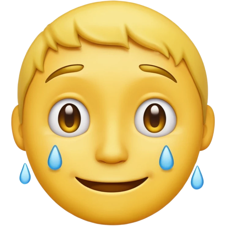 a sad yellow male emoji emoji