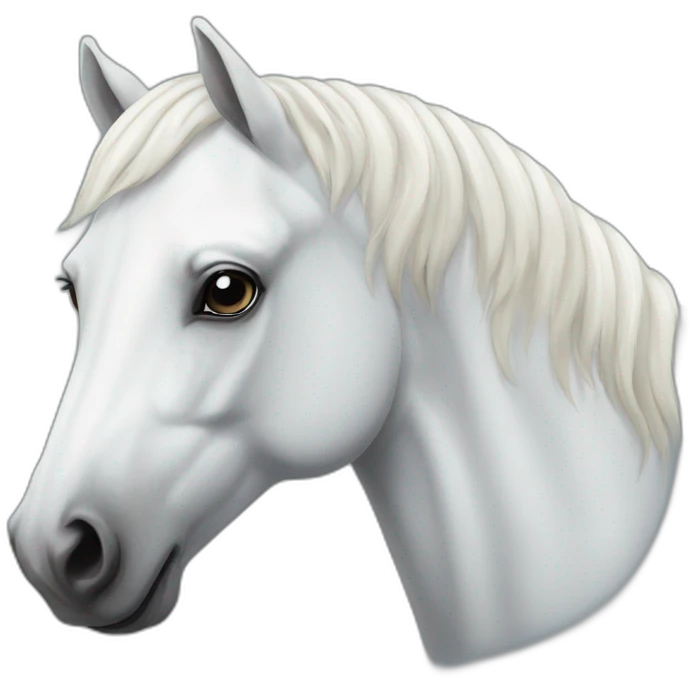 White horse emoji