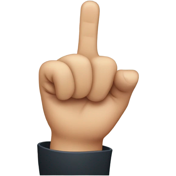 index finger hand emoji emoji