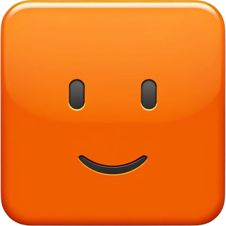 OK text in a bright orange square emoji