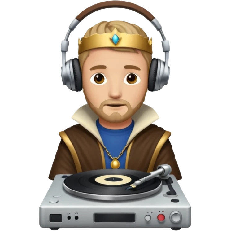 king arthur DJ  emoji