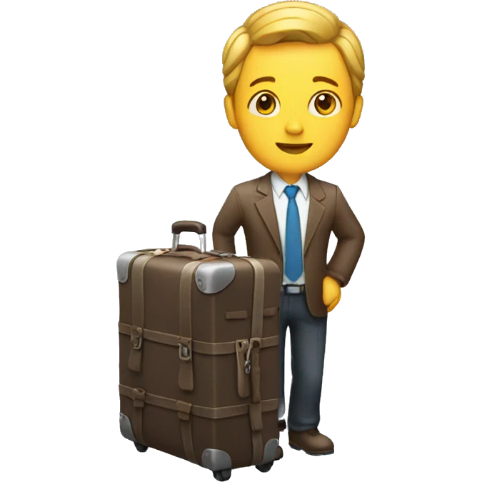 suitcase professional emoji