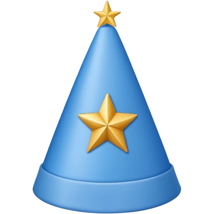 birthday hat with a star on top emoji