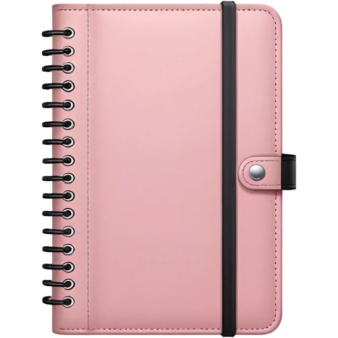 Light pink notebook planner emoji