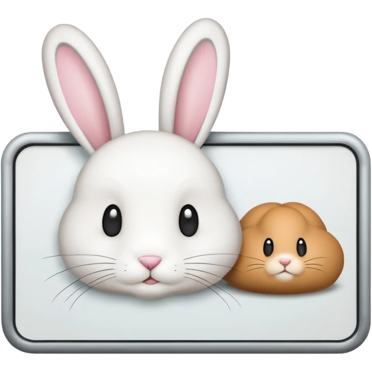 make a white billboard with the text “bun you” inside lt without a bunny just the text  emoji