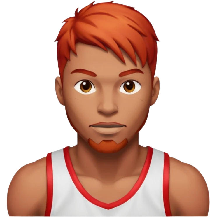 basketball player with red hair emoji