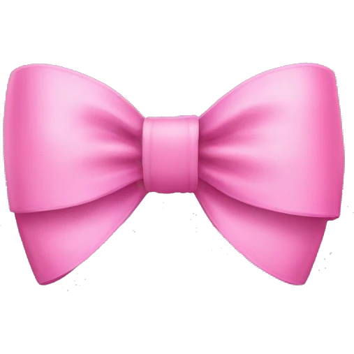 pink bow  emoji