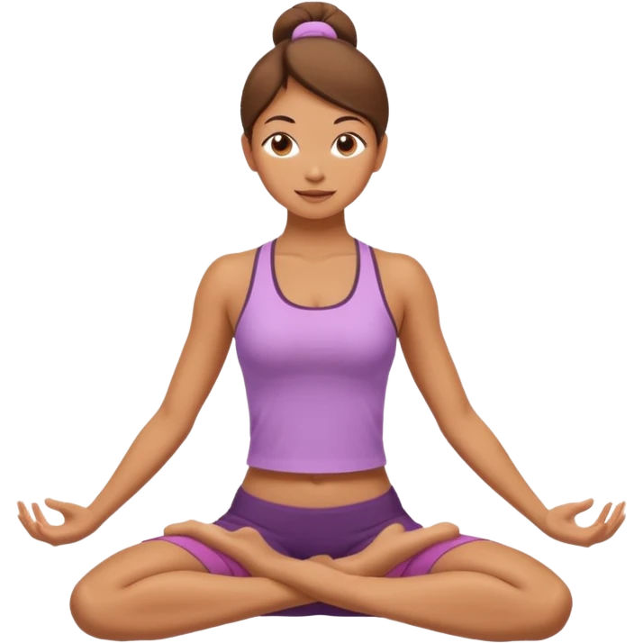 Yoga girl emoji