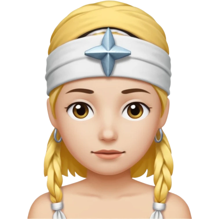 usalt bolt half body with head band,half body,  emoji