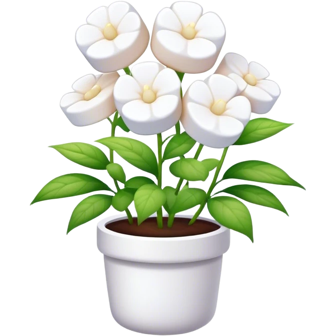 Marshmallow plant  emoji