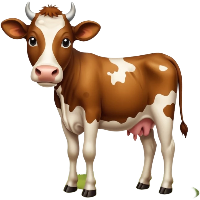 spotted cow animal emoji