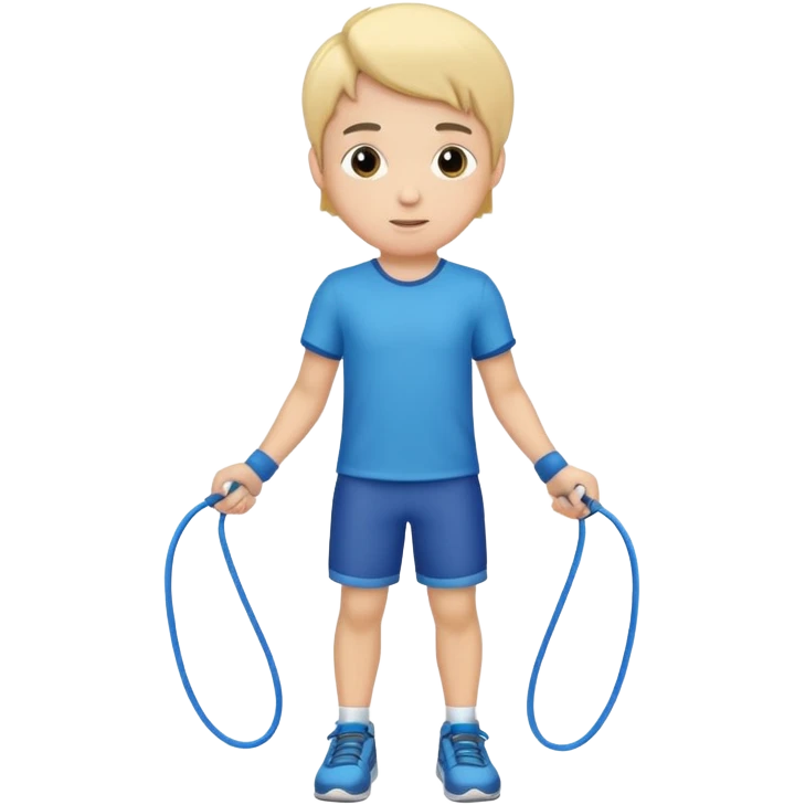 Boy with Skipping rope emoji