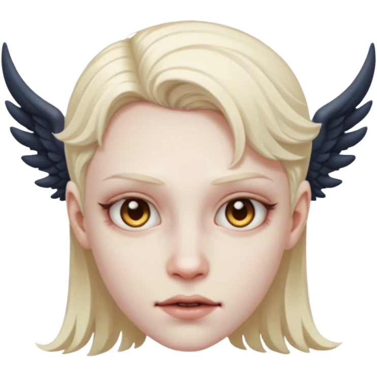 Meio anjo meio demonio emoji