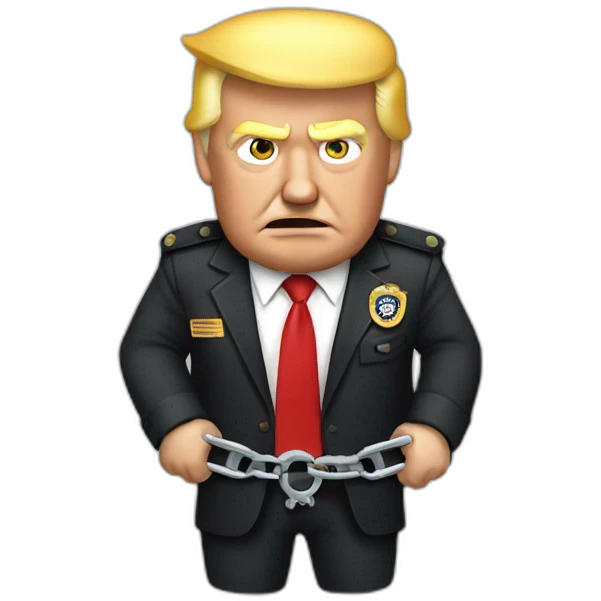 trump-in-handcuffs emoji
