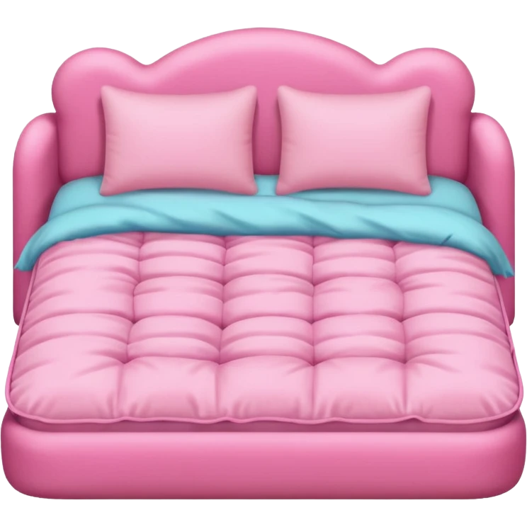 Pink bed emoji