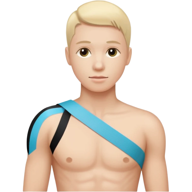 shoulder with kinesio tape (physiotherapy)  emoji