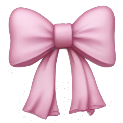 White pillow with ruffles and small pink bows emoji