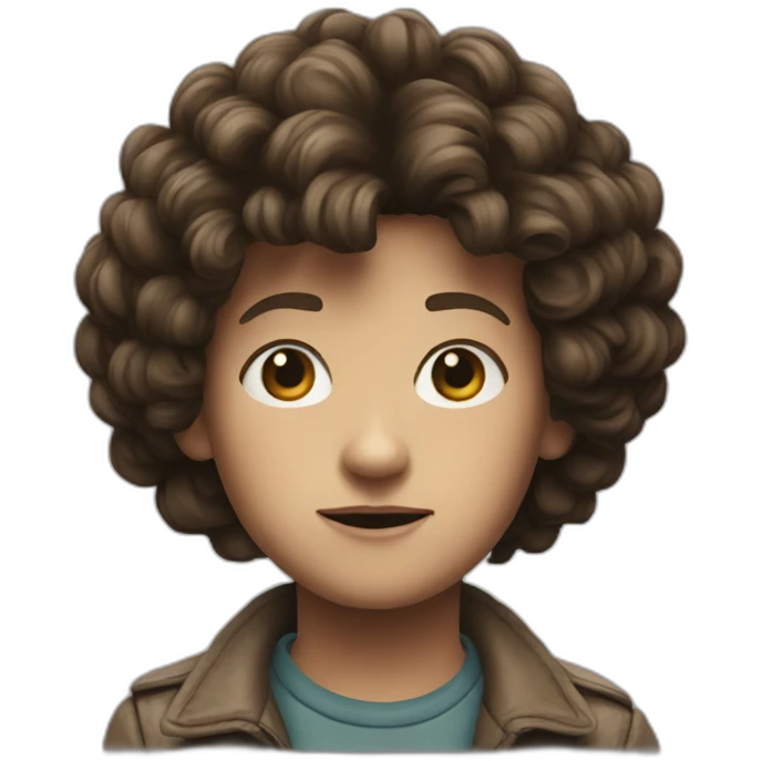 Eleven from stranger things emoji