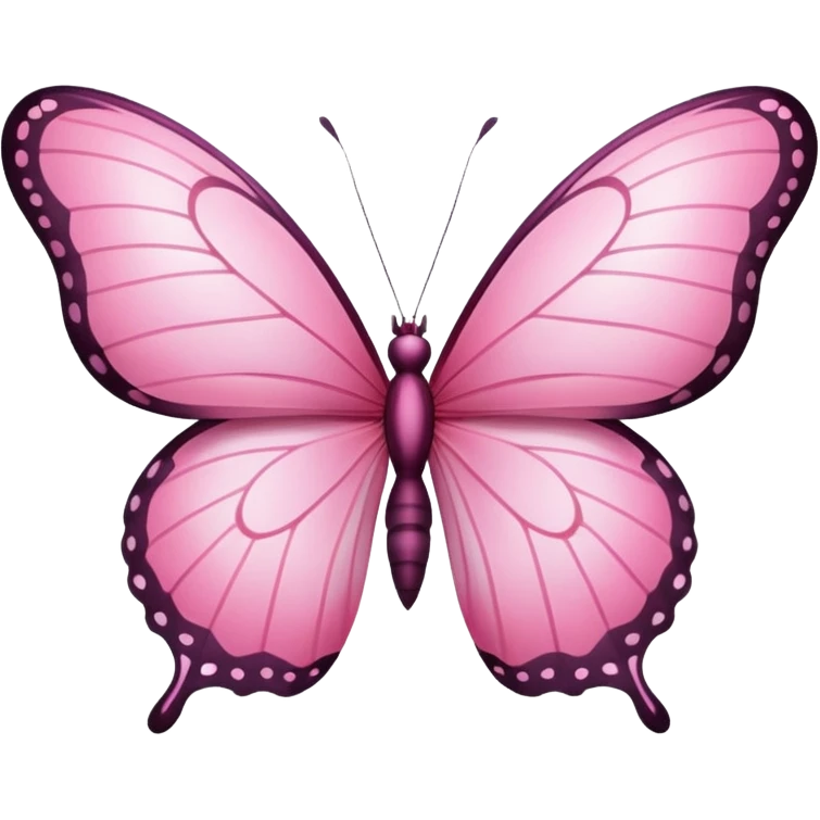 pink butterfly emoji