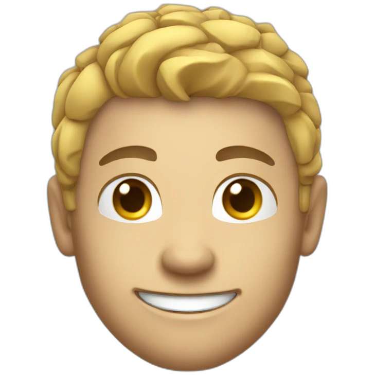 Soccer goalie with a good smile emoji