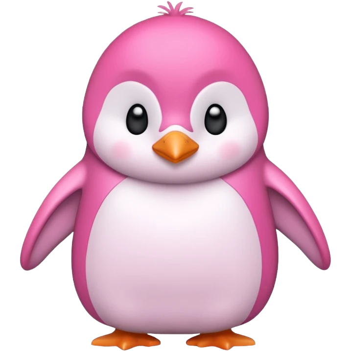 pink penguin emoji