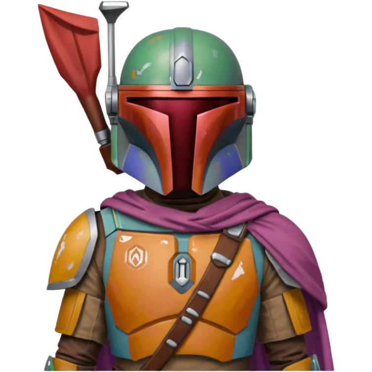 mandalorian colororful outfit emoji