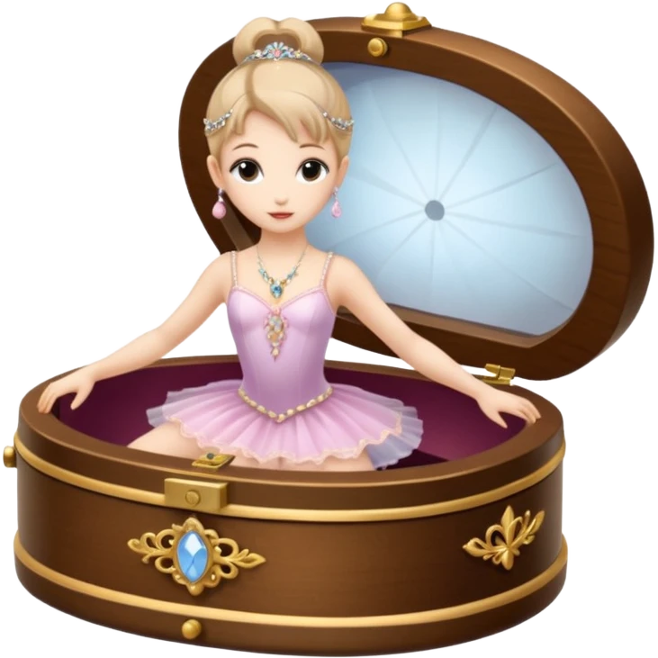Ballerina fairy Jewelry Music Box emoji