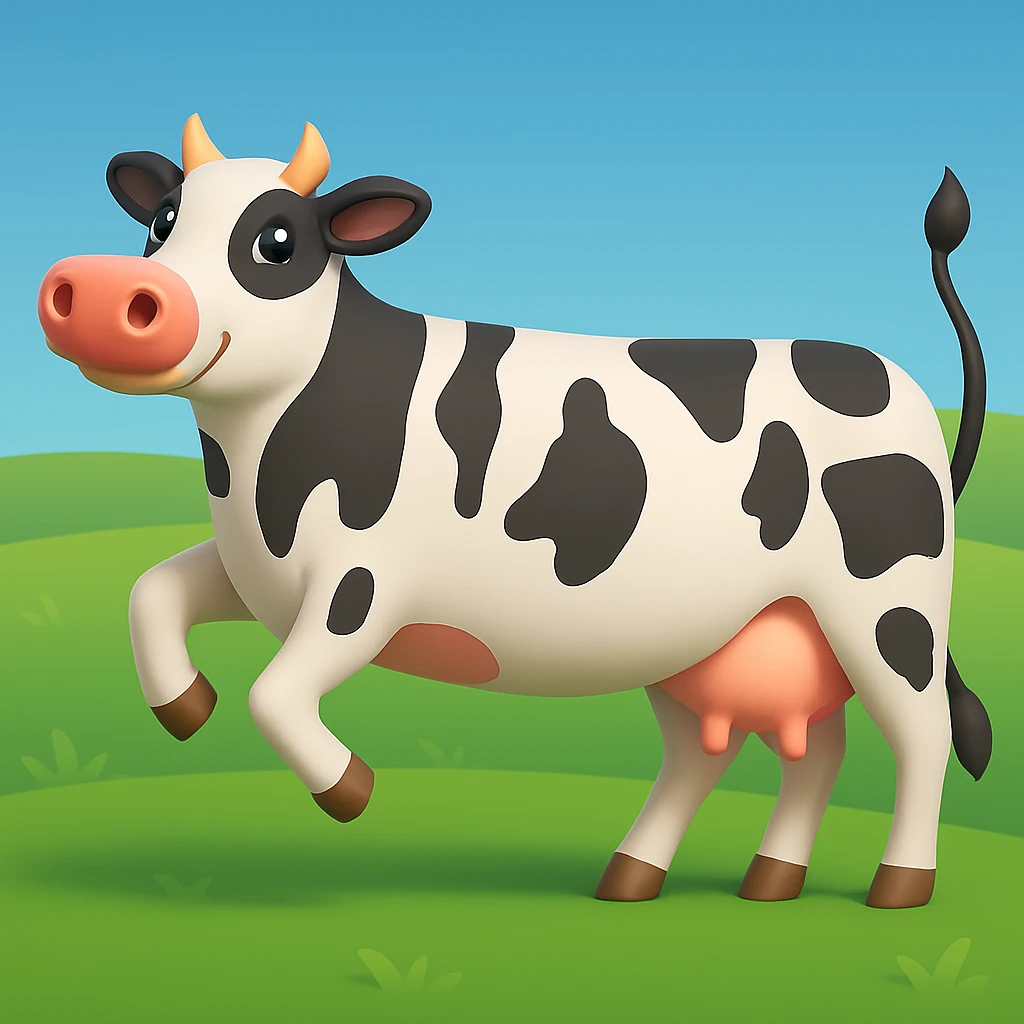 Remove clouds from the background, keep only the green grass field and clear sky emoji