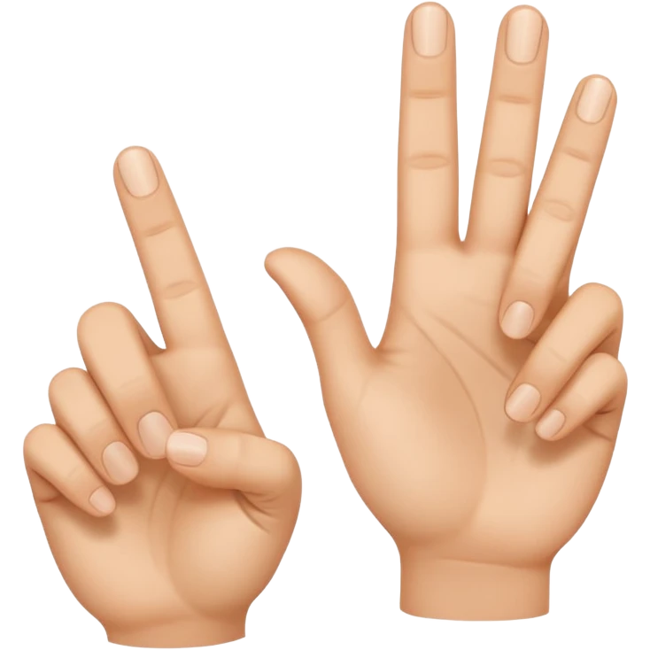 Two fingers pointing directly at you  emoji