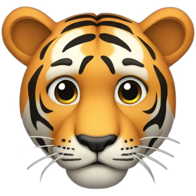sad tiger emoji