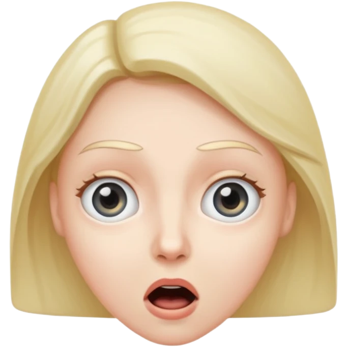 surprised face emoji