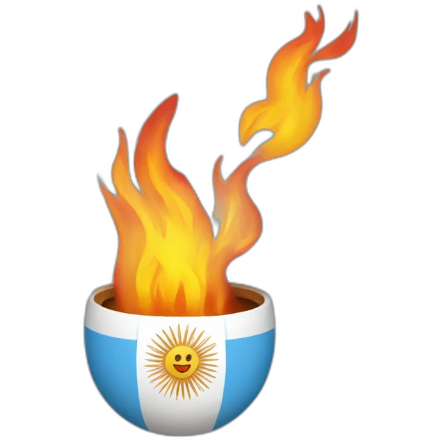 argentina on fire emoji
