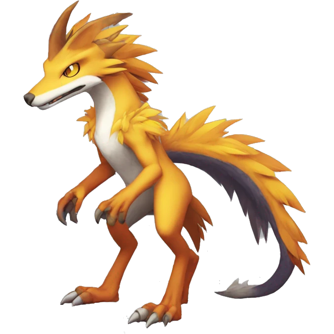 Lombax-Sergal-Vernid-Fakemon full body emoji