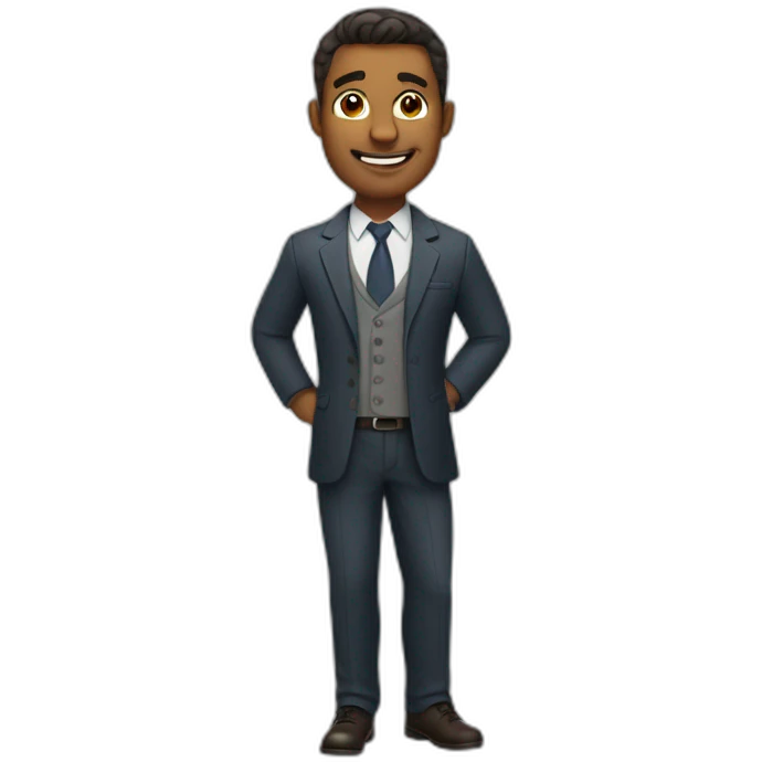 confident man emoji