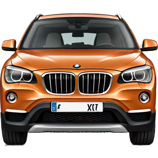 BMW x1 orange  emoji