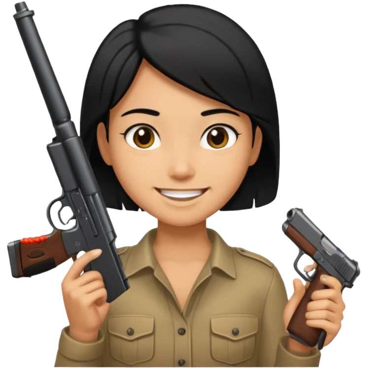 😇+🔫 emoji